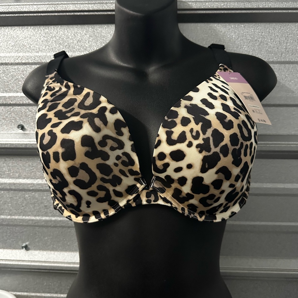 Leopard Print Women's Bra